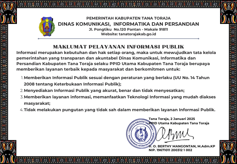Maklumat Pelayanan